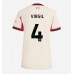 Maillot de foot Liverpool Virgil van Dijk #4 Extérieur vêtements Femmes 2025-26 Manches Courtes